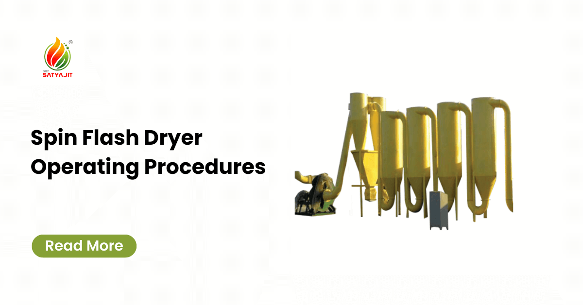 Spin Flash Dryer Operating Procedures